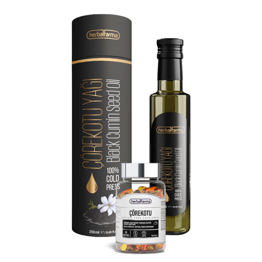 Çörekotu Yağı - Çörek Otu Softgel - Set Çörekotu Yağı - Çörek Otu Softgel - Set