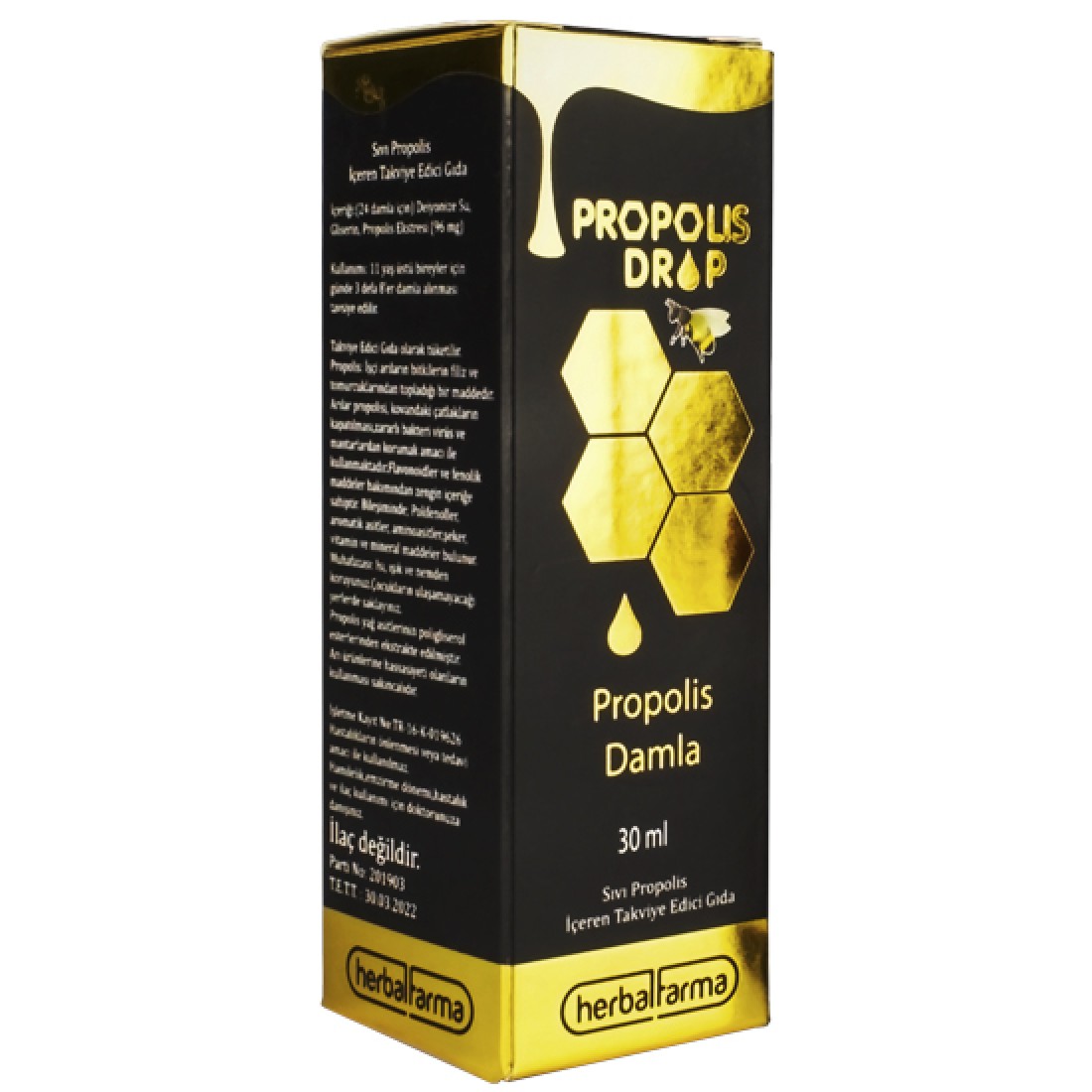 Propolis Damla - Besin Takviyesi Propolis Damla - Besin Takviyesi