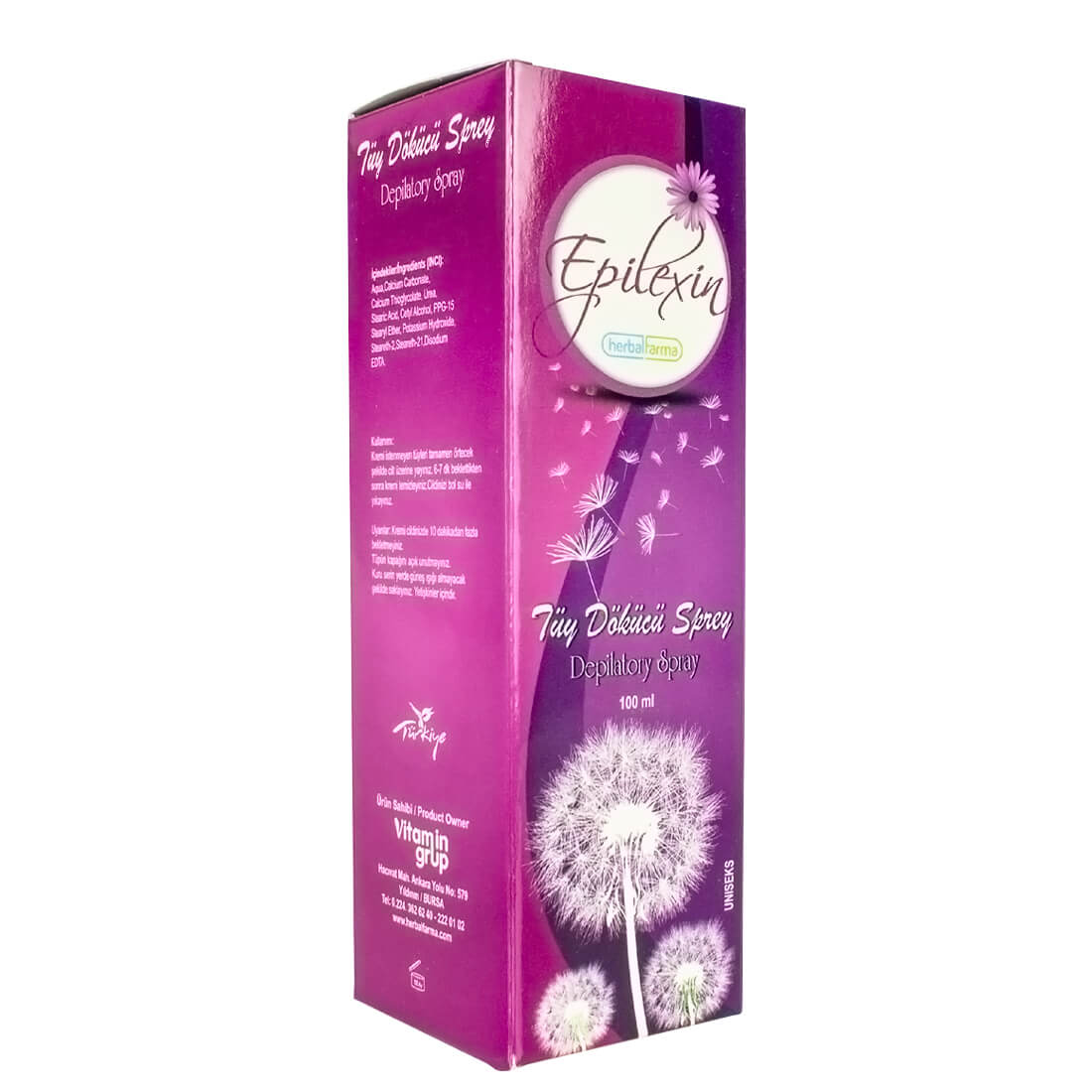 Tüy Dökücü Sprey - Epilexin Tüy Dökücü Sprey - Epilexin